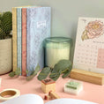 Load image into Gallery viewer, Journals Floral Collection Styled in a desk with a matching calendar