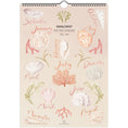 Load image into Gallery viewer, 2026/2027 calendar with sea-themed design on a beige background
