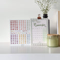 Load image into Gallery viewer, A Year in Bloom Desk Calendar and Mini Stickers Bundle
