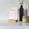 Load image into Gallery viewer, A Year in Bloom Desk Calendar with Stand and Mini Stickers Bundle
