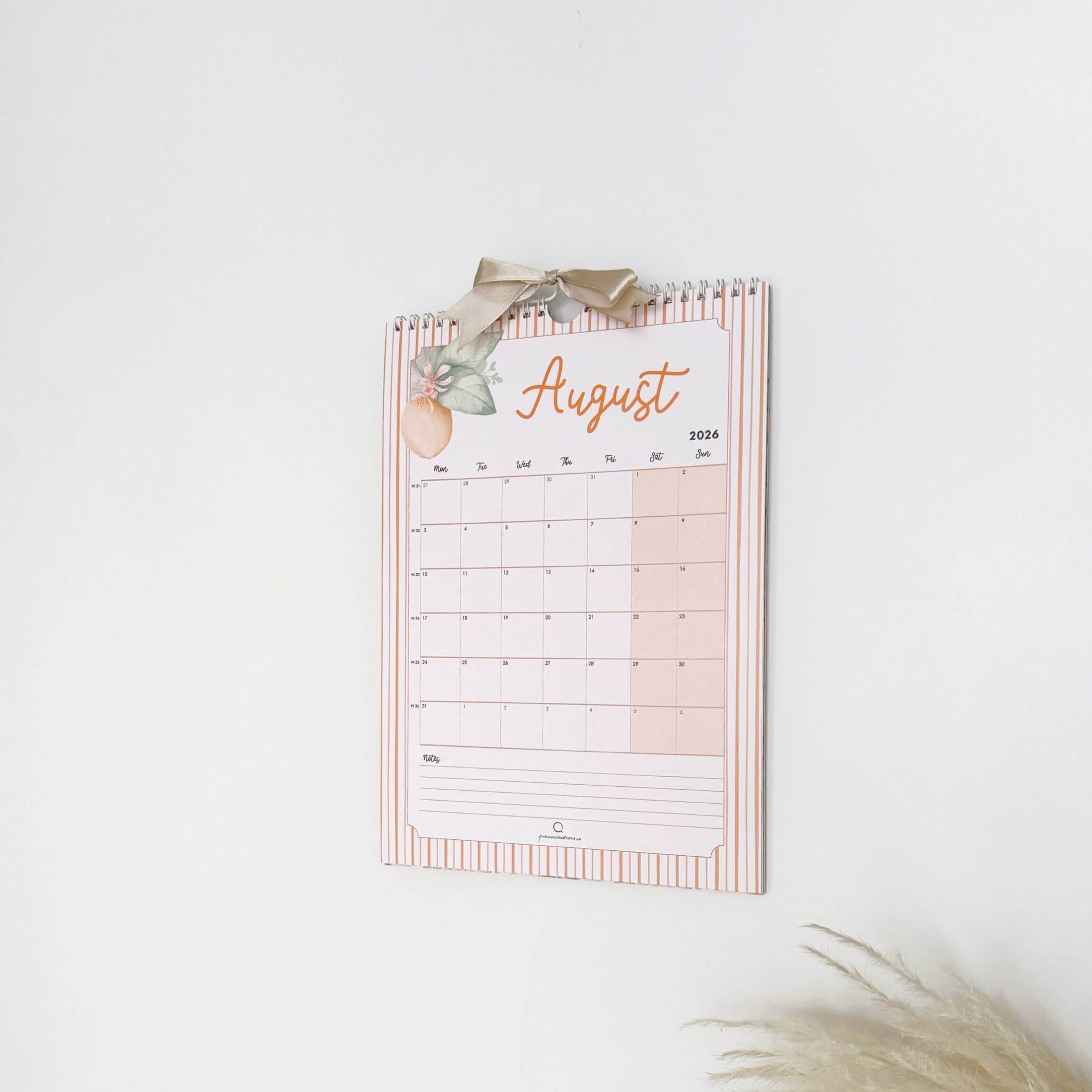 A Year In Bloom 2026 Wall Calendar - A4 Now Reduced!