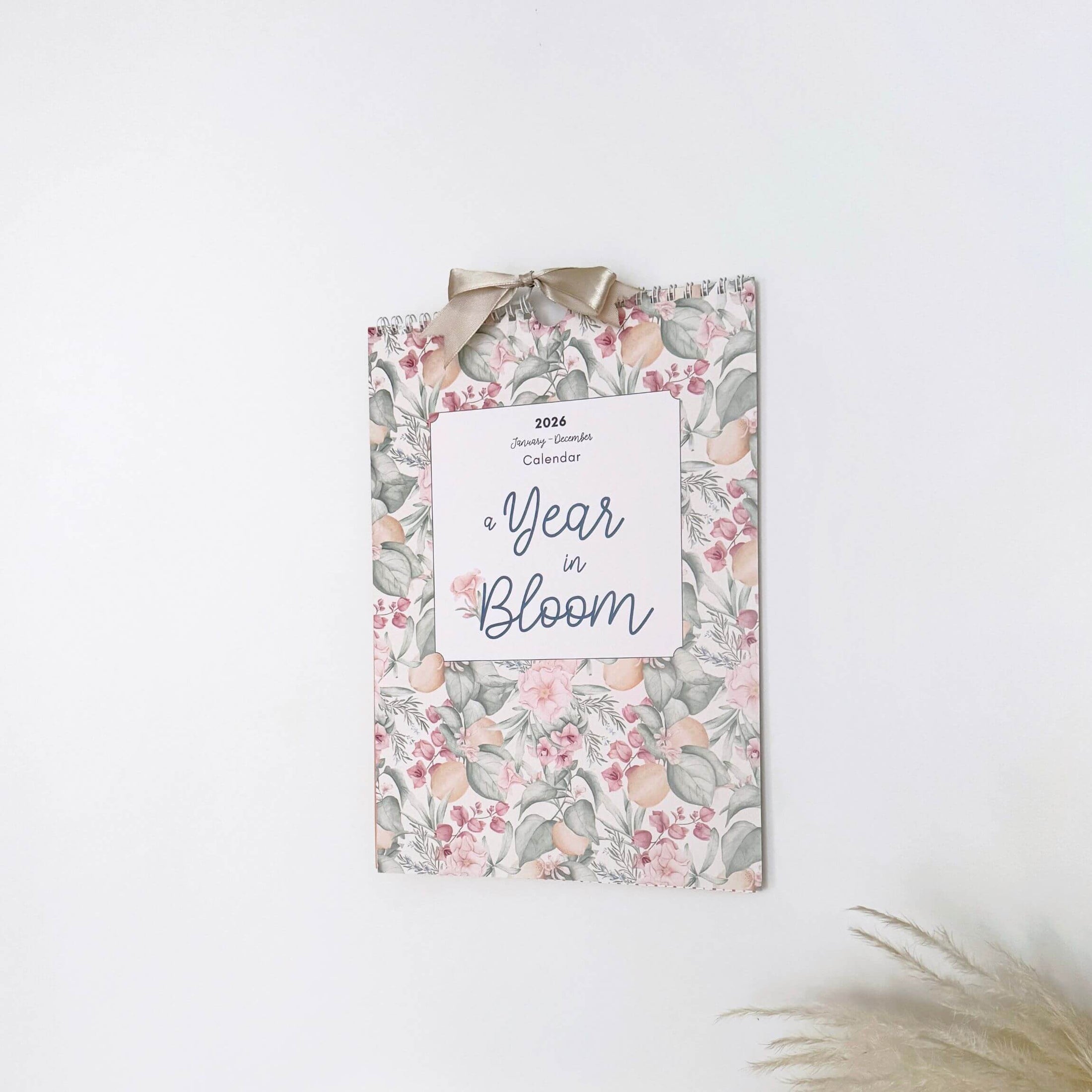 A Year In Bloom 2026 Wall Calendar - A4 Now Reduced!