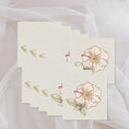 Load image into Gallery viewer, Querin Creations Set of ten greeting  cards with camellias flower designs on a light background
