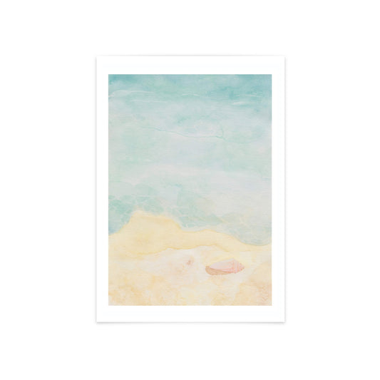 Echoes of the Sea Watercolour Art Print - Abu Dhabi