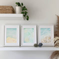 Load image into Gallery viewer, Echoes of the Sea Watercolour Art Print - Abu Dhabi
