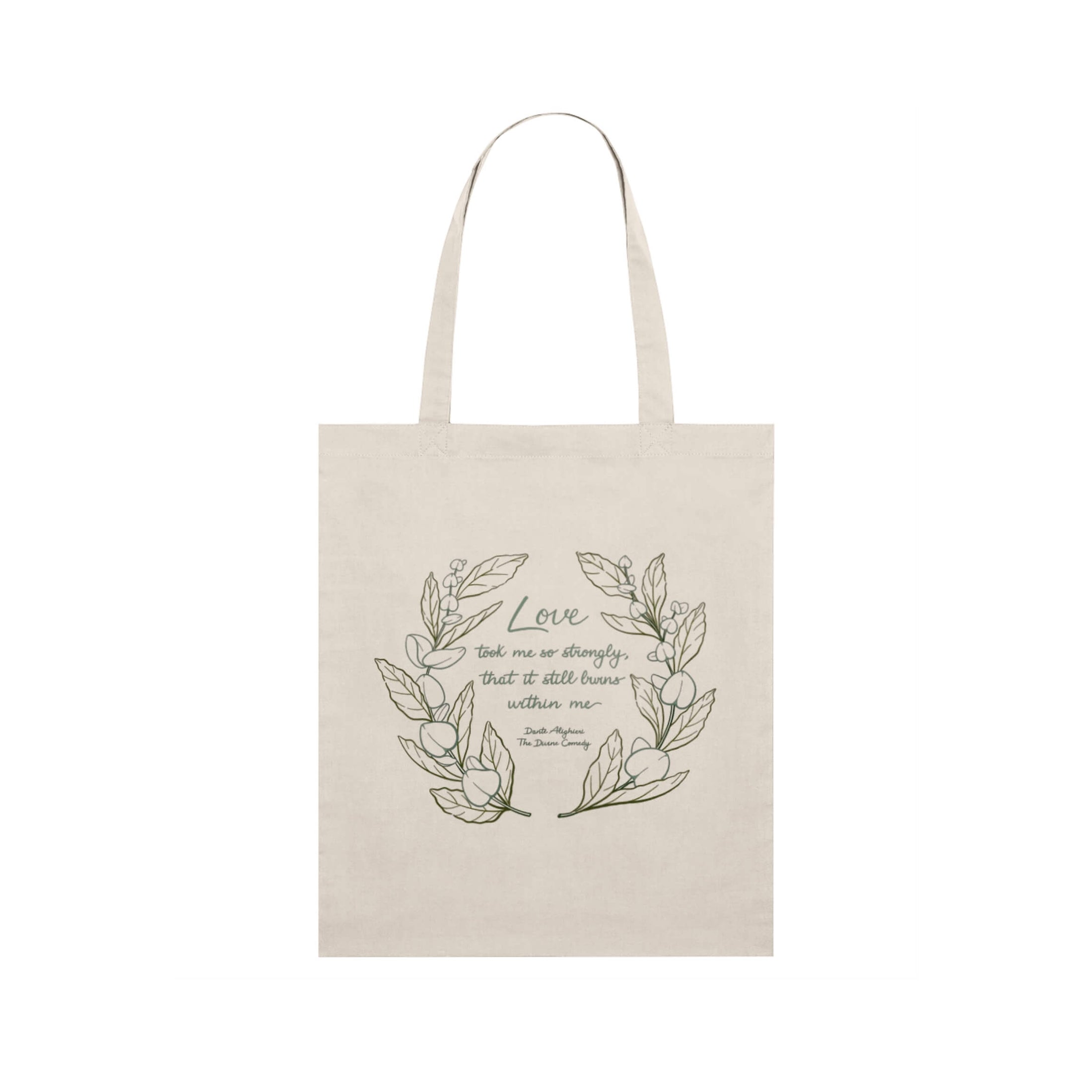 Love in Verses Tote Bag with Matching Notebook