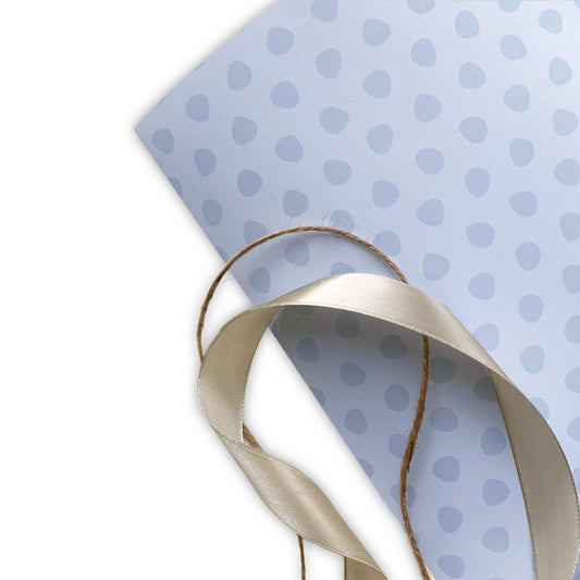 Timeless Organic Polka Dots Wrapping Paper - Purple