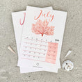 Load image into Gallery viewer, Secret of the Seashells 12 months Calendar and Mini Stickers Bundle
