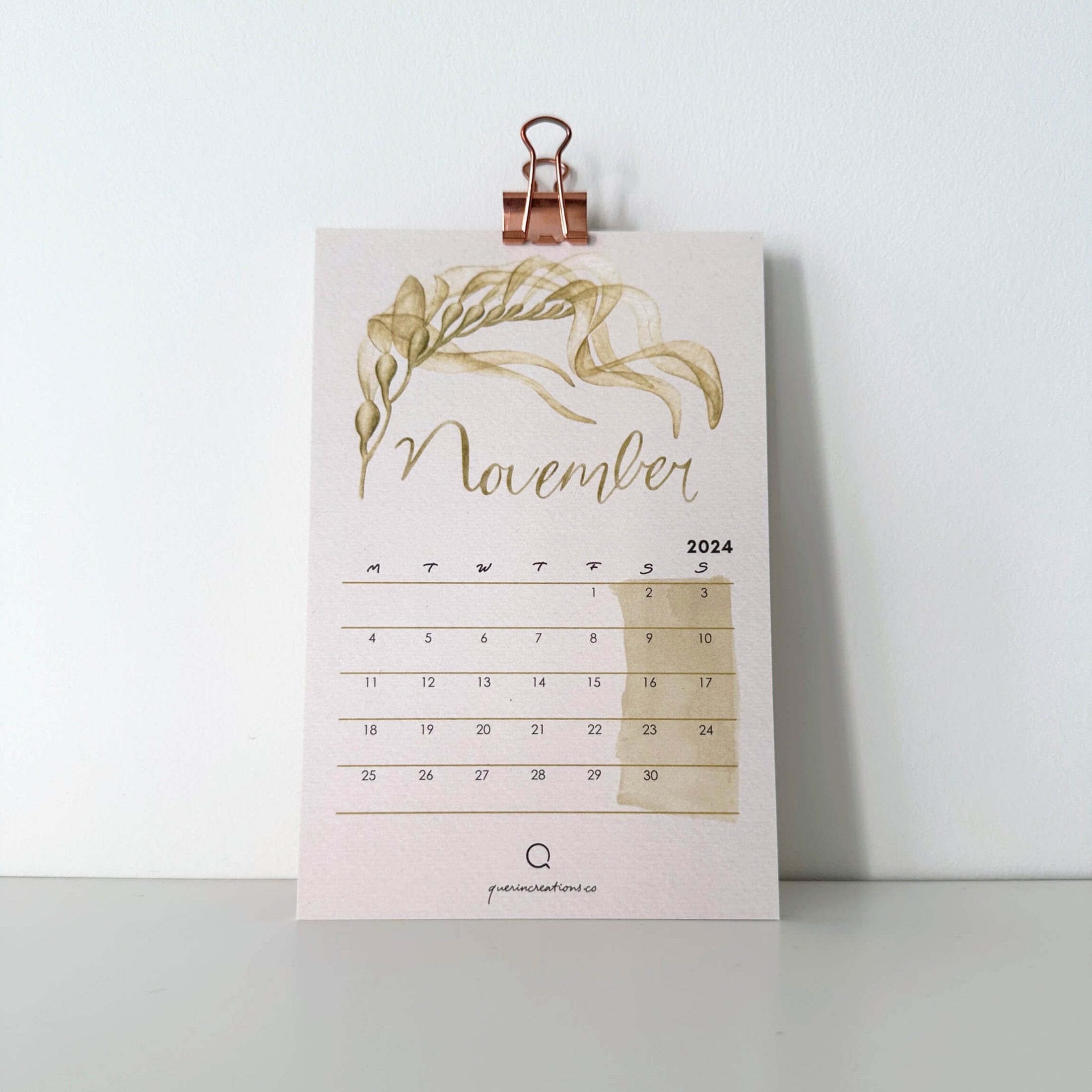 Secret of the Seashells 16 months Calendar and Mini Stickers Bundle