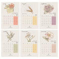 Load image into Gallery viewer, Timeless Florals 12 months Desk Calendar

