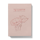 Timeless Journal with Poppies Linework