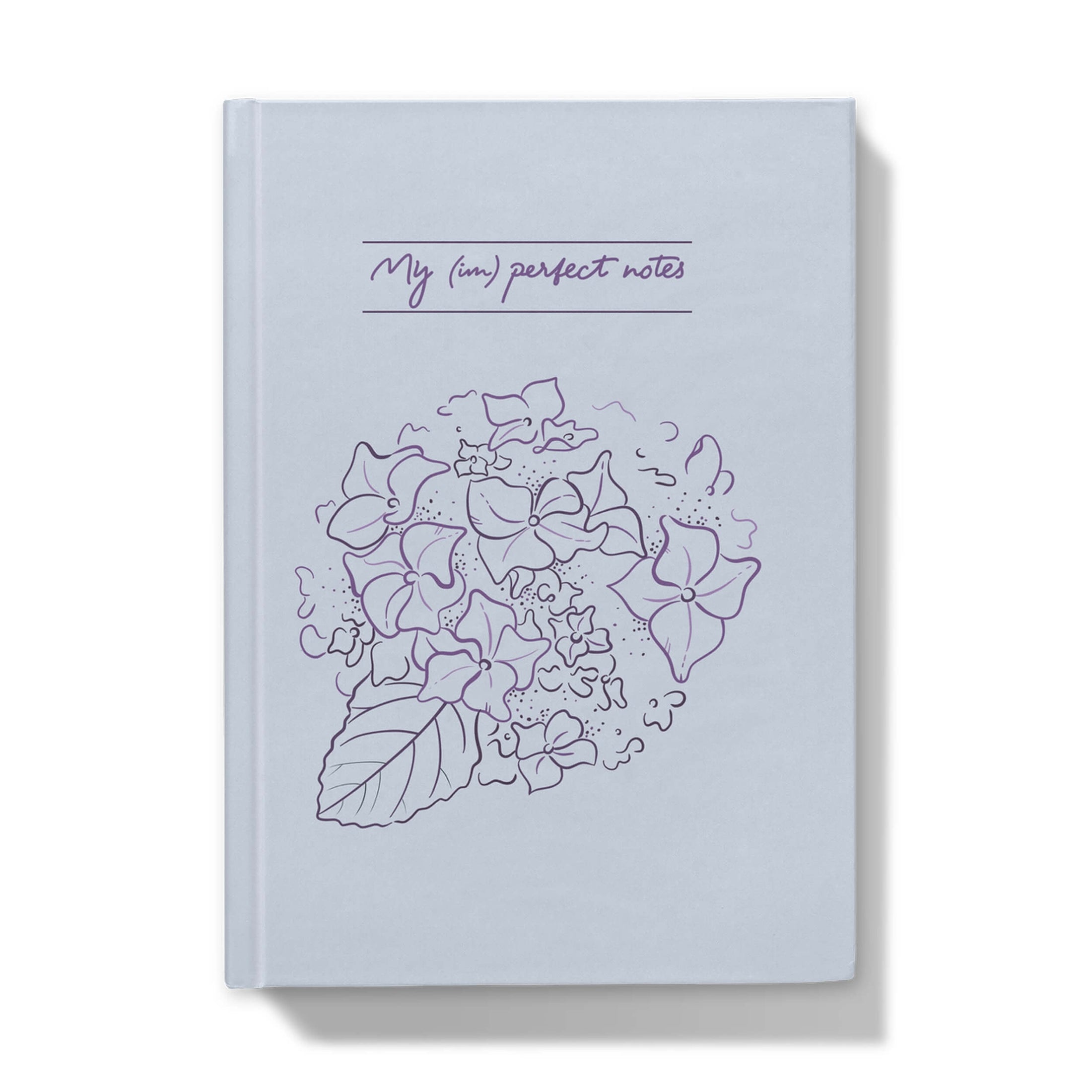 Timeless Journal with Hydrangeas Linework