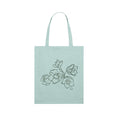 Load image into Gallery viewer, Timeless Yellow Tote Bag with Daffodils Linework
