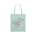 Load image into Gallery viewer, Timeless Tote Bag with Poppies Linework
