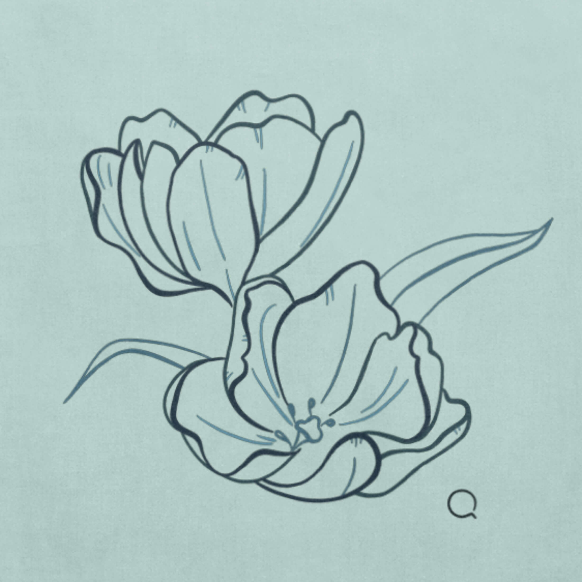 Timeless Bundle - Tulip Tote Bag with Matching Journal