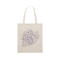 Load image into Gallery viewer, Timeless Tote Bag with Hydrangea Linework
