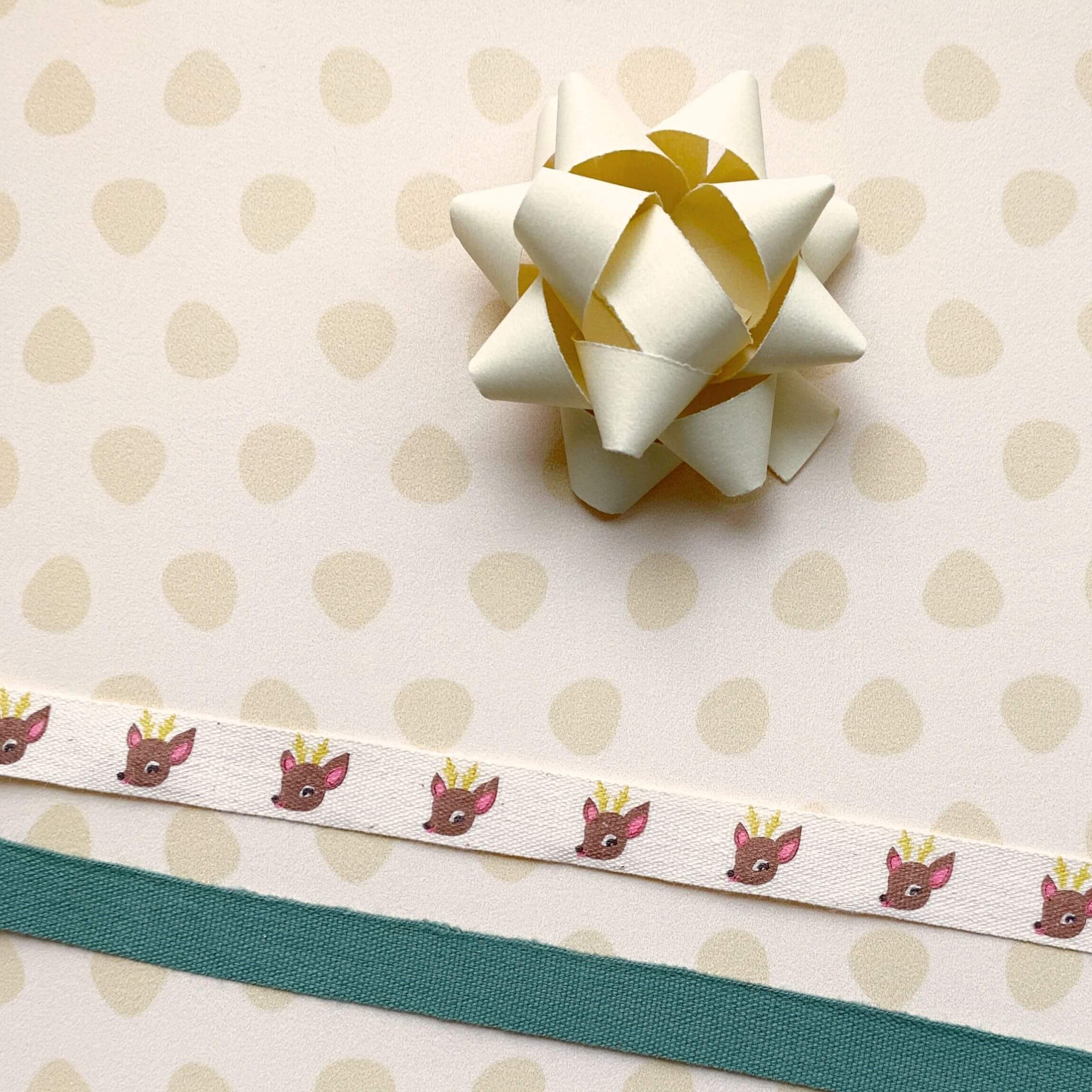 Timeless Organic Polka Dots Wrapping Paper - Yellow