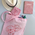 Load image into Gallery viewer, Timeless Tote Bag with Poppies Linework
