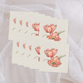 Load image into Gallery viewer, Querin Creations Set of 10 Greeting cards of red tulips watercolour artwork
