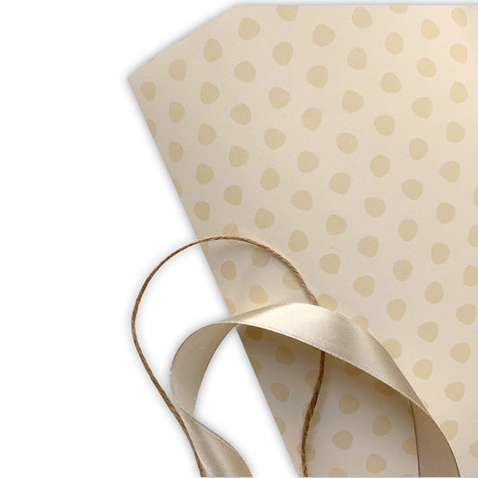 Timeless Organic Polka Dots Wrapping Paper - Yellow